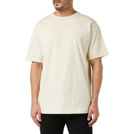 Urban Classics Men's Organic Cotton T-Shirt for Men, Organic Basic Tee, Available in Many Colours, Sizes S - 5XL, Beige (Sand 00208)