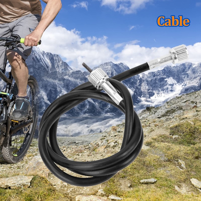 Waterproof Cycling Speedometer, Mountain Bike Computer with Code Table, Mechanical