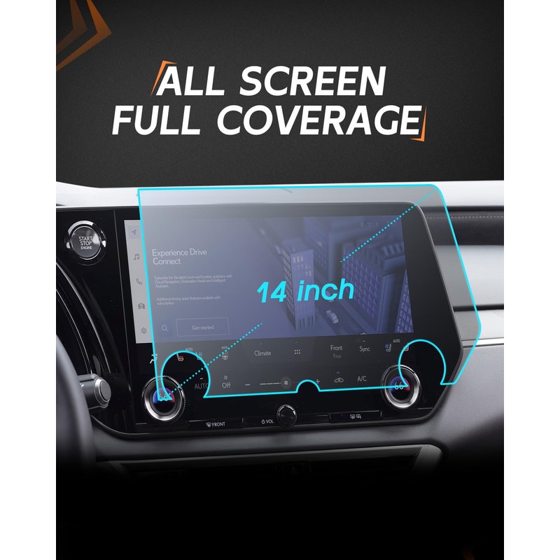 CDEFG Matte Anti Glare for 2025 Lexus RX Screen Protector,