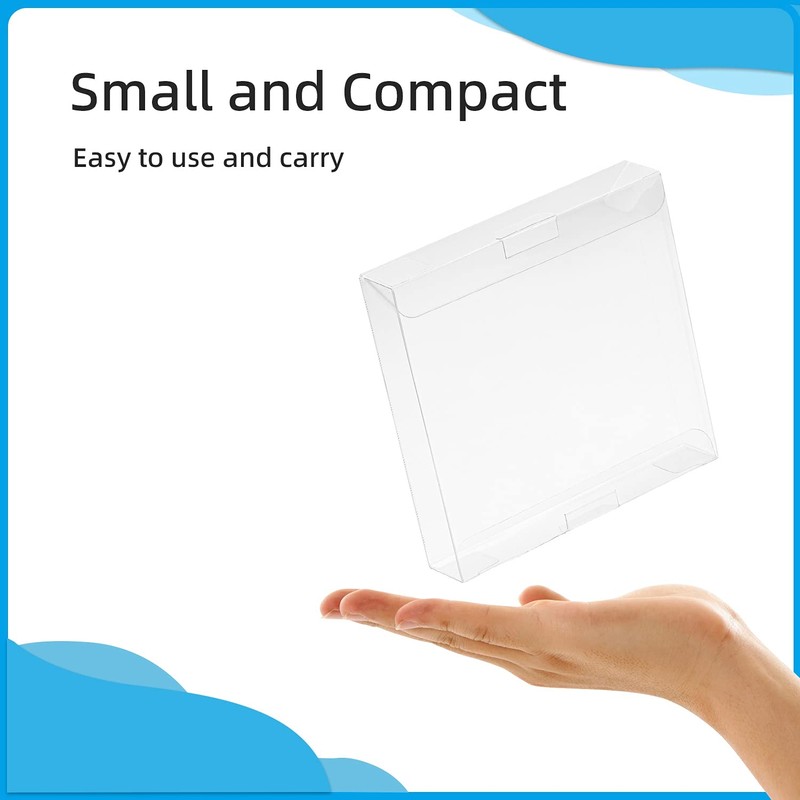 Mcbazel Pack of 10 Transparent Plastic Protective Cases for GameBoy/GameBoy