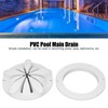 Swimming Pool Main Drain PVC White Round Hot Spring Pool