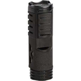 Xikar Tactical 1 Single Jet Flame Lighter, Cigar Rest On Top, Black