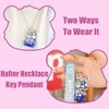 DONGYG Cute Lighter Windproof Refillable with Adjustable Flame,Unique Keychain Design,for