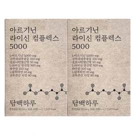 A simple day Simple Day Arginine Lysine Complex 5000 20ml x 30 sachets (2) / 담백하루 아르기닌 라이신 컴플렉스 5000 20ml x 30포 2개
