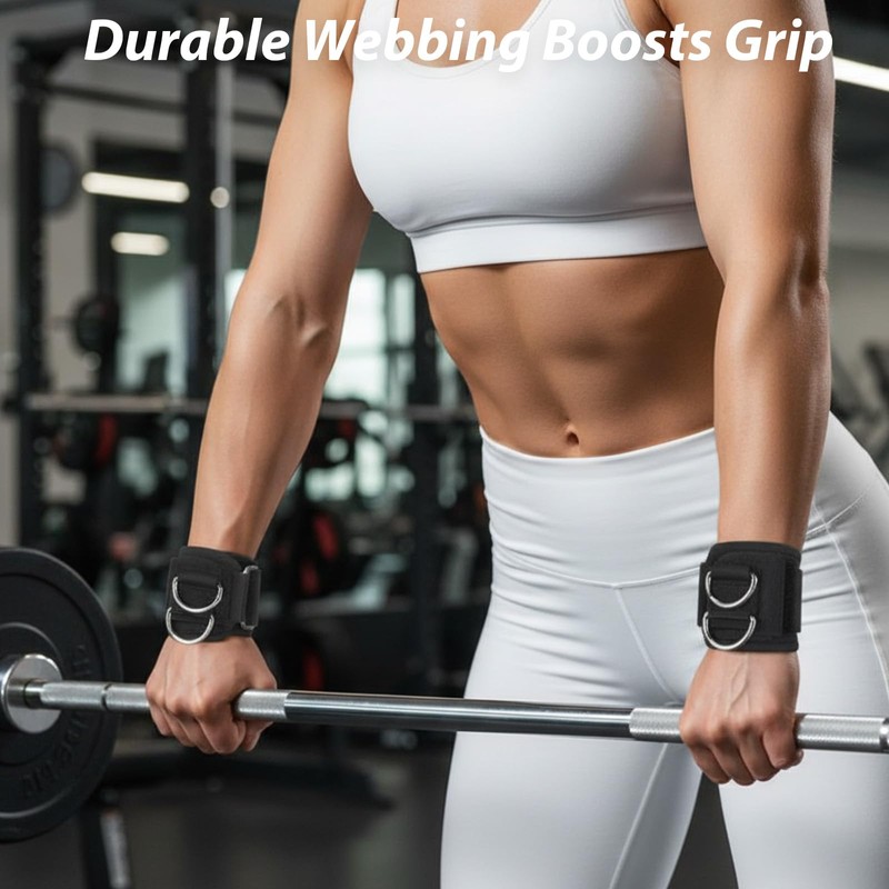 2pcs Lifting Straps and 1pcs Sports Towel, Anti-Slip Weightlifting Wrist