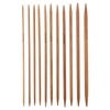 Set of 11 Carbonized Bamboo Double Pointed Knitting Needles Set