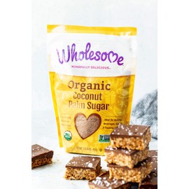 Wholesome Organic Coconut Palm Sugar, Unrefined, Non GMO & Gluten Free, 16 Oz, (Pack of 3)