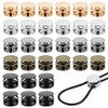 PH PandaHall Pack of 40 5 Colours Toggle Stoppers Cord