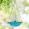 Bird Baths for Outdoors | Solar Bird Fountain,Hangable Drinking Feeder