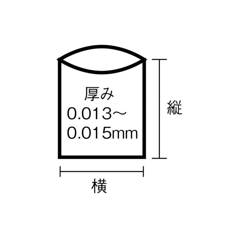 UH54 Reinforced Plastic Bags, Translucent, 10.9 gal (45 L), Set