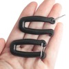 LUORNG 10PCS Detachable Square Elastic Hook Buckle Outdoor Rucksack Satchel