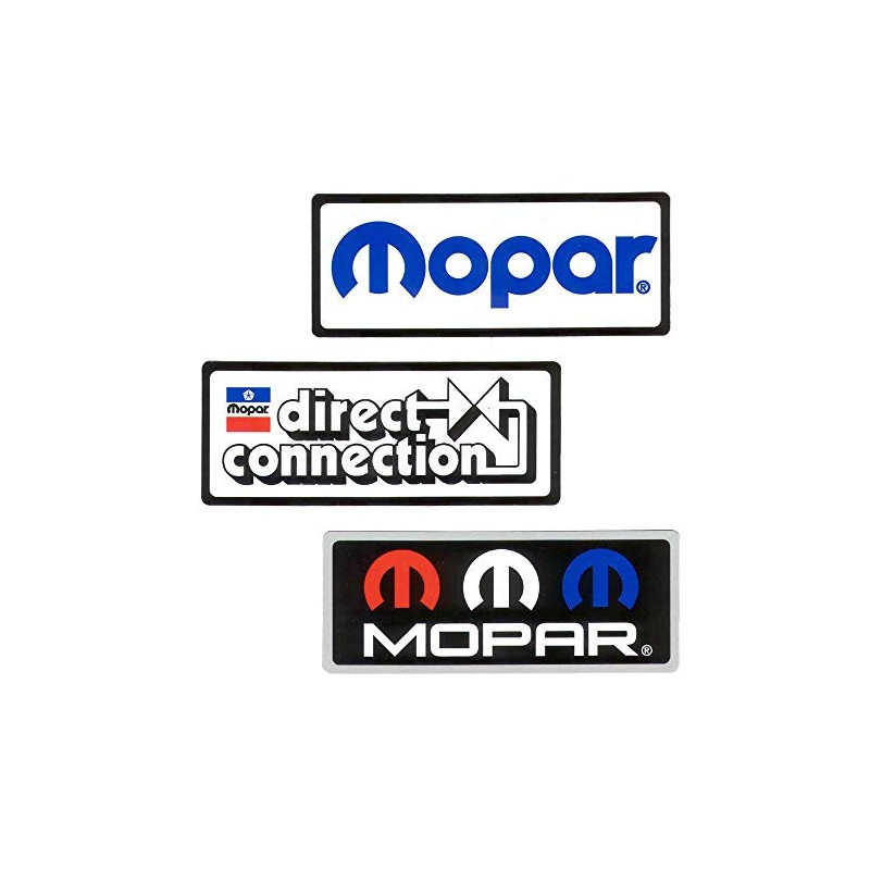 Mopar Vinyl Stickers Direct Connection, Mopar RWB Logo, 2002-Current Logo