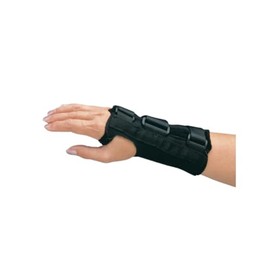 North Coast Medical Comfort Cool Wrist Splint D-Ring (Left Large - 7.75" - 8.5") by