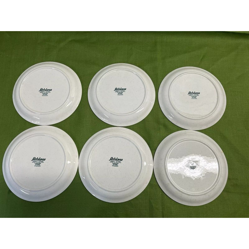 Arklow Honey Stone Rare Charlene #8182 Dessert Plate 7.5” (6)