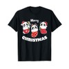 Cute Pandas In Christmas Stockings For Christmas T-Shirt