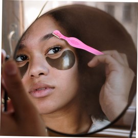 Ipetboom 24pcs Eyebrow Razor Portable Facial Trimmer with Blades Small Head Design for Travel Includes and Colors Precision Covers for Easy Grooming