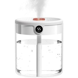 Humidificadores para Bebés, Tanque de Agua Grande 2L, Humidificador de Niebla Fría Silencioso para Bebés, Humidificador de Aire Ultrasónico de