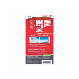 Frost King V4825/4A Crystal Clear Vinyl Sheeting, Clear, 48" x 25' x 4mil.