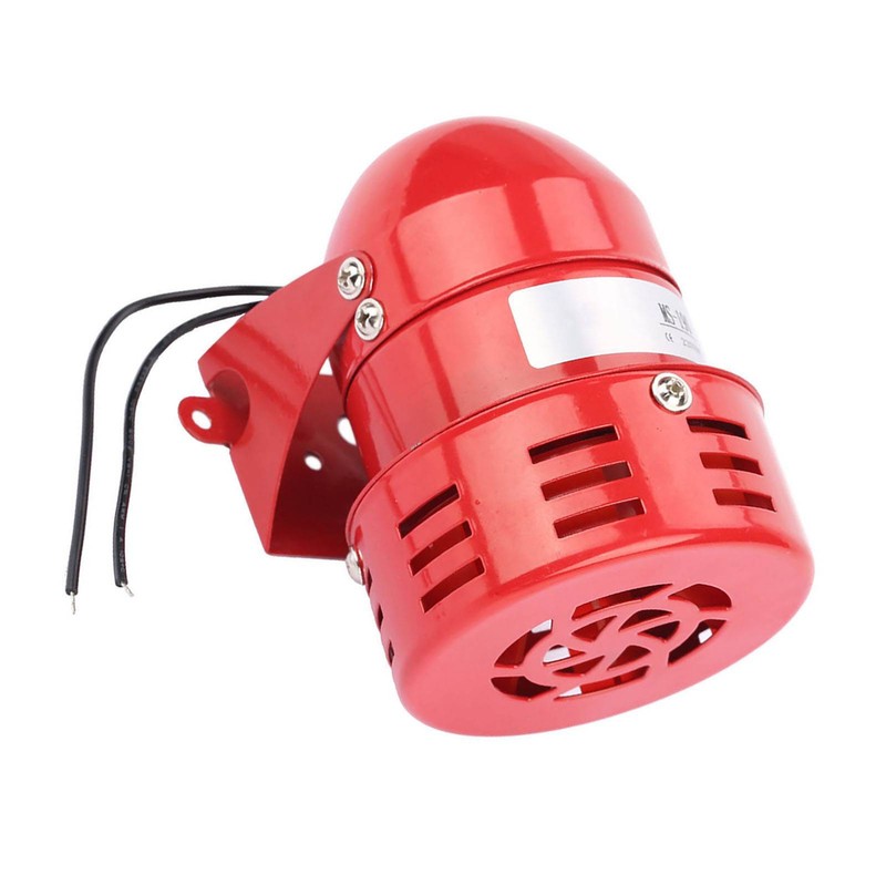 120DB Red Mini Metal Motor Alarm Industrial Sound Electrical Guard