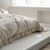 Simple&Opulence 100% Linen Duvet Cover Set, 3 PCS Natural French