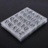 6 sheets of clear stamps (letters)