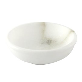 Incense Bowl Soapstone White - Natural & Handmade for Incense Rituals with Charcoal, Frankincense & Herbs