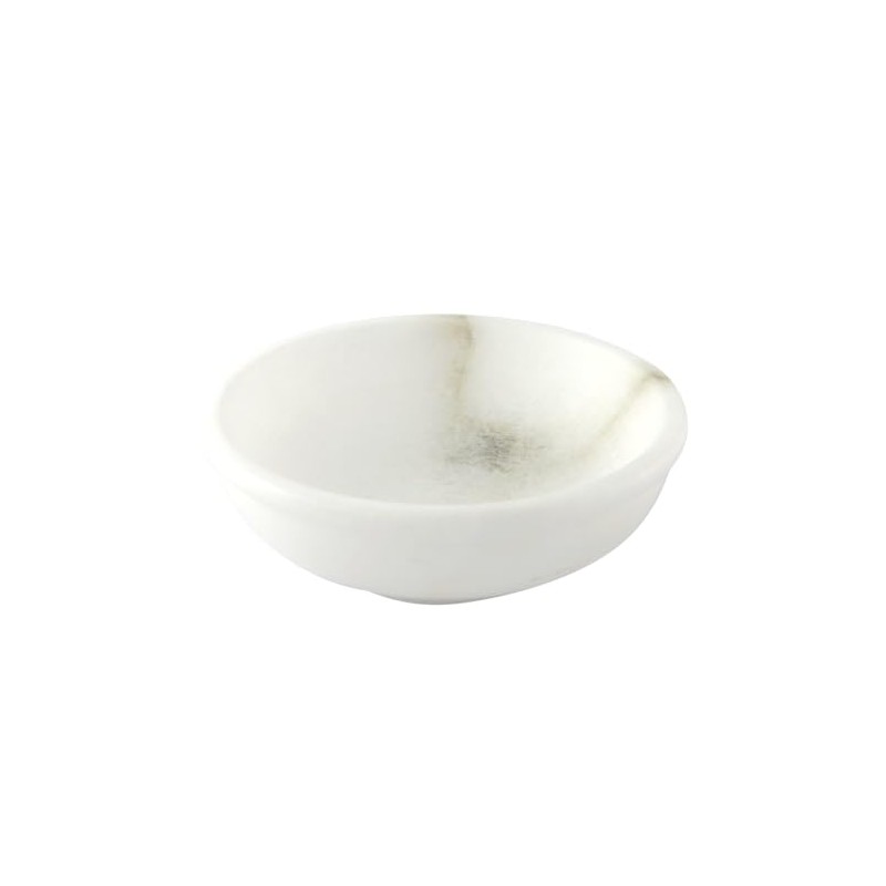 Incense Bowl Soapstone White - Natural & Handmade for Incense