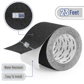 Mr. Pen Anti Slip Tape, 4 Inch x 23 Feet, Black, Waterproof