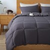KASENTEX All Season Quilted Comforter Set Twin with 1 Pillow