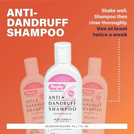 Rugby Anti-Dandruff Shampoo Selenium Sulfide 1% – 7 fl oz