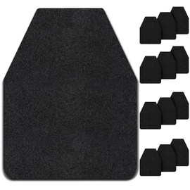 12 Pack Urinal Mats for Men Bathroom,Urinal Floor Mats for Commercial Restrooms,Non-Slip,Water Deodorization,Disposable Urinal Mats Reusable,Urine,Large 17Inch x 20.5Inch