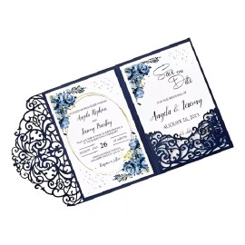 Like Shop 70 Invitaciones Cumpleaños Corte Laser De 13x18cm Mate