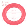 Cherjoury 2 Pieces 4/5/6.5/8/10/12 inch Red Speaker Foam Surround Subwoofer