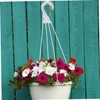 FUNOMOCYA 10Pcs Flower Pot Hanging Hooks Durable Plastic Planter Hangers