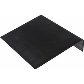 Plymor Black Velvet Bracelet Ramp Display Stand, 10.25" W x 8.25" D x 1.875" H (Pack of 6)