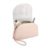 Stackers Blush Pink Wrap Around Make Up Bag