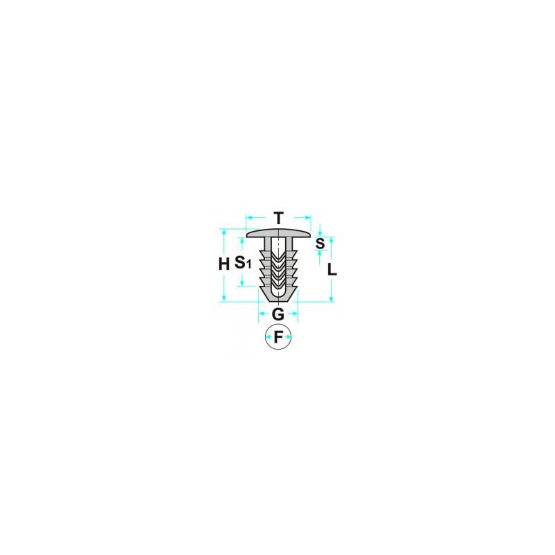 CG94 Knob - Roof Hole Screw (Set of 4) -