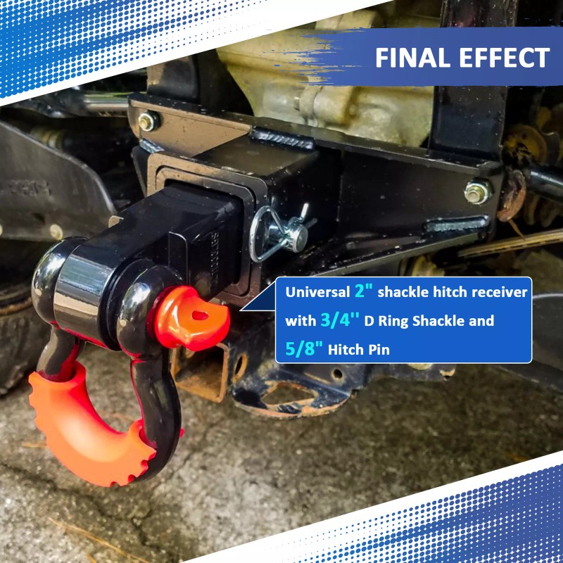 21ST For 2009-2025 Honda Rancher TRX420 2" Trailer Hitch Receiver