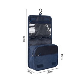 1 Navy Blue Toiletry Bag, Toiletry Bag for Men, Toiletry Bag for Women, Toiletry Bag for Men, Portable Small Toiletry Bag, navy blue, Simple style