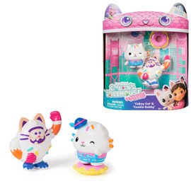 Gabby's Dollhouse: The Movie - Kuchi & Cookie Bobby Toy Figure Set with 2 Accessories for Ages 3+