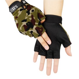 Fingertip Gloves, Half Finger Gloves, Men's, Thin, Anti-slip, Cycling Gloves, Training Gloves, Bicycle, Motorcycle, Driving Gloves, Breathable, Quick Drying, Stretchable, Half Finger Gloves, For Men, Outdoors, Climbing, Sports Gloves, Hand Protection, Sp