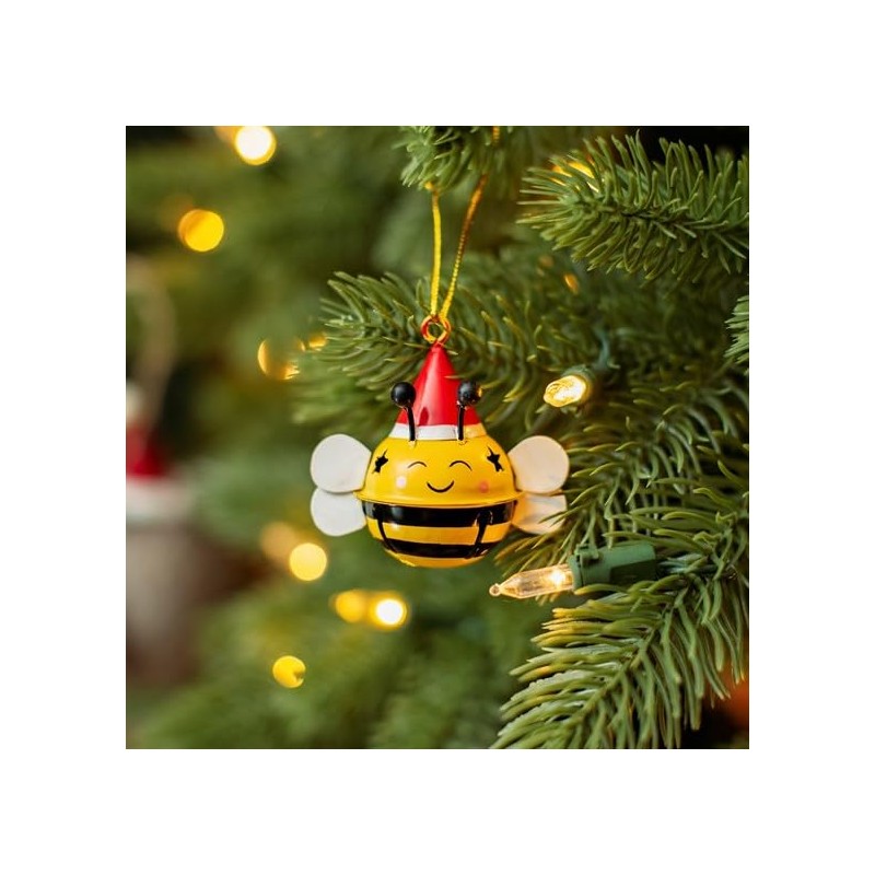 Sass & Belle Bee Hanging Bell Decoration
