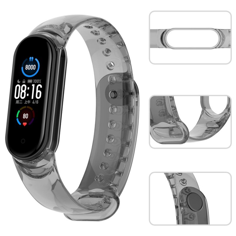 6 Pack Replacement Bands Compatible for Xiaomi Band 7 Color