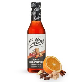 Collins Paloma Syrup, Made with Grapefruit, Ready to Use Cocktail Mixer for Tequila and Mezcal Drink Mix, Cocktails and Mocktails, Home Bars, Party Essentials, Bartending Supplies, 12.7 oz, Set of 1