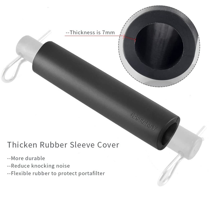 Rubber Knock Box Bar Cover-Sleeve - CAFEMASY Knock Bar Replacement