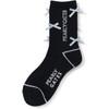 Parly Gates 053-5186210 Women's Middle Socks (Antibacterial, Deodorizing, Thin Ribbon)