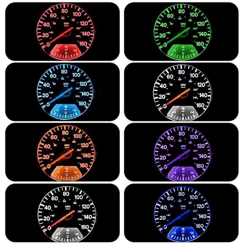 AUXLIGHT 20 Piece T5 LED Bulbs Dashboard Lights 3030 Chipsets