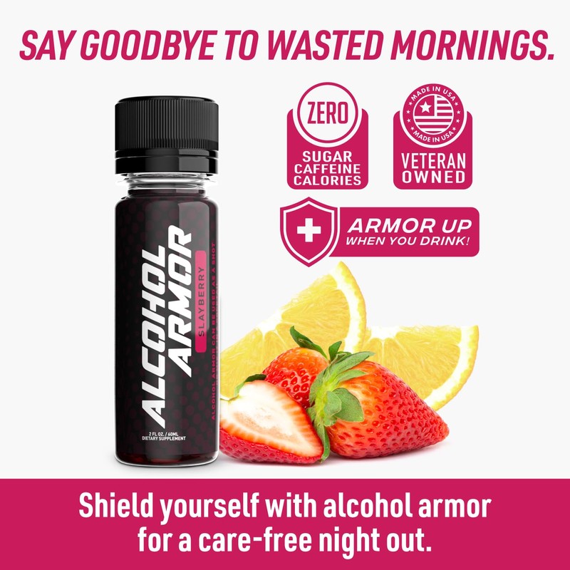 Alcohol Armor Slay Berry Elixir - Hydration Support, Essential Vitamins