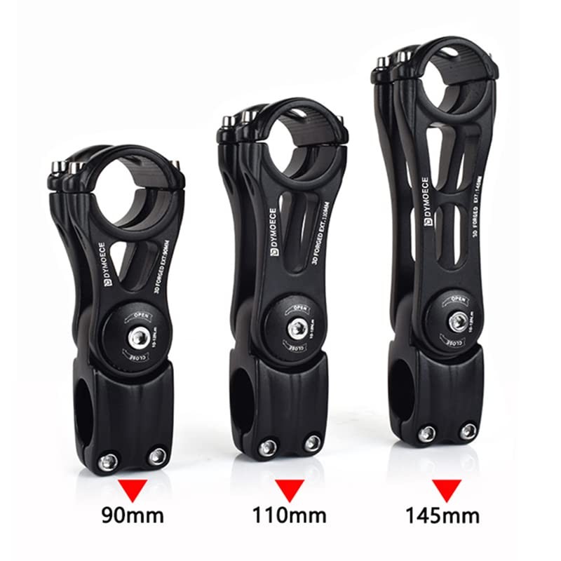 Dymoece Bicycle Handlebar Stem 0-70 Degrees 31.8 mm Bicycle Stem