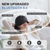 LC-dolida Sleep Mask with Bluetooth Headphones, Soft Ice Silk Sleep